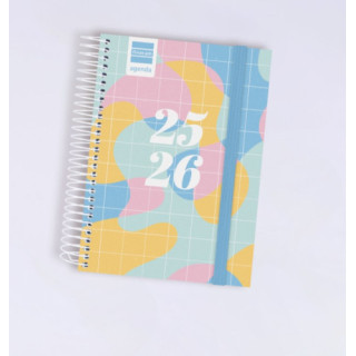 Agenda escolar 2025-2026 secundaria 8º 120x164 semana vista horizontal art+ finocam 634224826