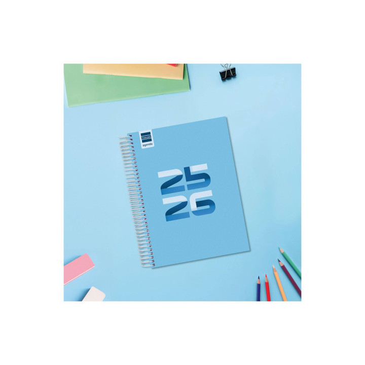 Agenda escolar 2025-2026 cool 4º 155x212 1dia pagina azul+ finocam 645060126