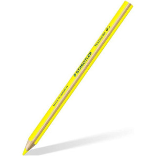 Staedtler Textsurfer Dry 128 64 Lapiz Fluorescente de Color Triangular - Mina de 4mm - Madera de Bosques Sostenibles - Color Am