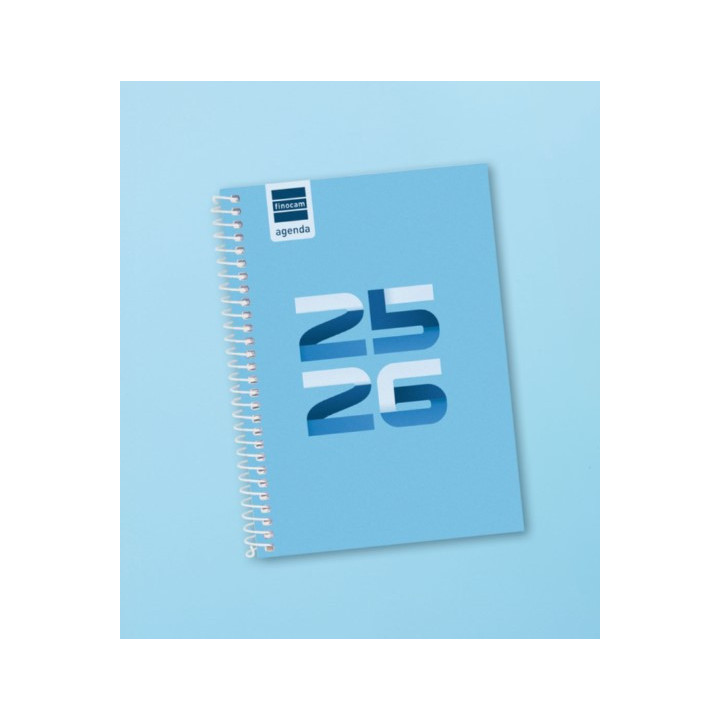Agenda escolar 2025-2026 cool 8º 120x164 semana vista horizontal azul+ finocam 645000126