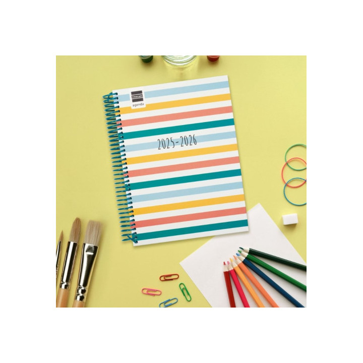 Agenda escolar 2025-2026 diva 4º 155x212 1dia pagina colors+ finocam 536160526