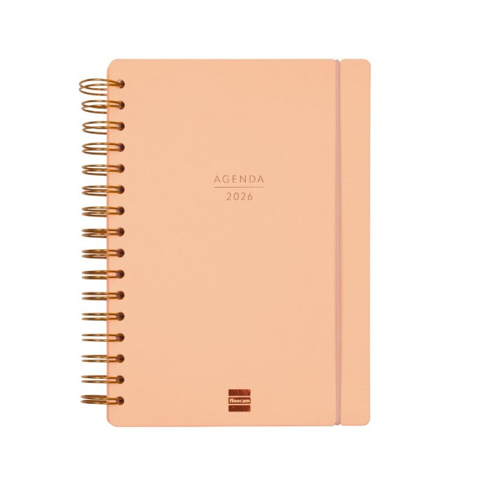 Agenda 16 meses septiembre 2025-diciembre 2026 haiku e10-155x212 semana vista horizontal coral+ finocam 627400326