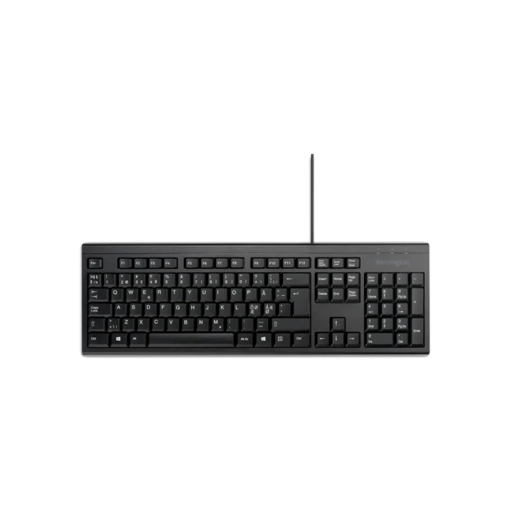 Teclado usb kb100 eq negro kensington k63727es