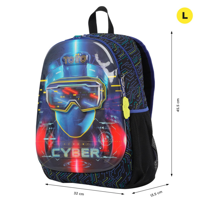 Mochila morral mettaverse l totto mj04mtv003-2320-5cel