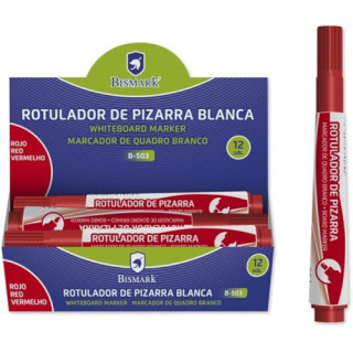 Estuche 3 rotuladores de pizarra retráctiles 3 colores bismark 332576