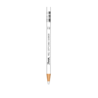 Marcador de cera china blanco sharpie s0305061