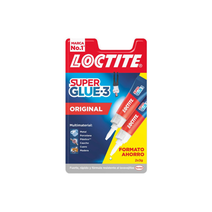 Loctite superglue-3 original duo 2x3 bl 3gr+3gr loctite 2640781