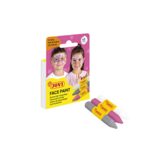Set maquillaje face paint estuche de 3 barras fantasy jovi 175fa