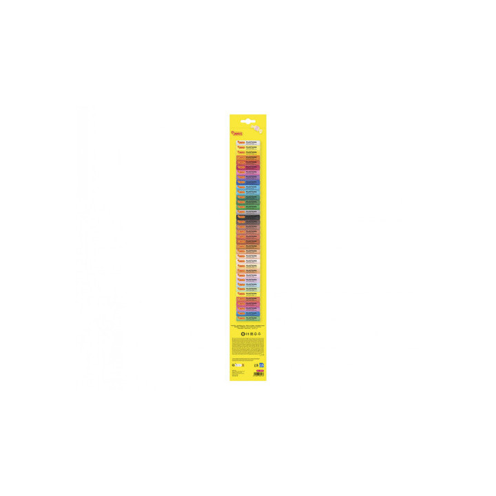 Estuche 37 barras de plastilina 15g colores surtidos jovi 90/37