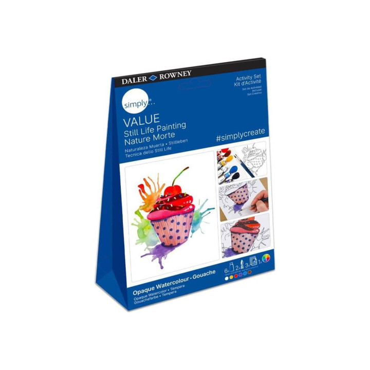 Set de pintura gouache bodegón daler rowney d126910111