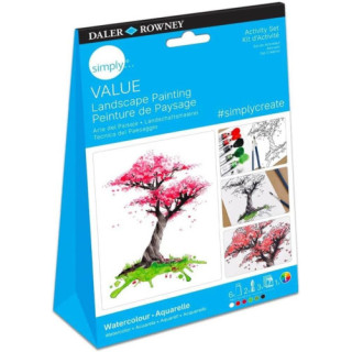 Set de pintura acuarela paisaje daler rowney d134950111
