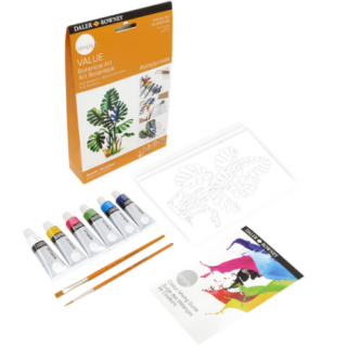 Set de pintura acrílico botánico daler rowney d126900111