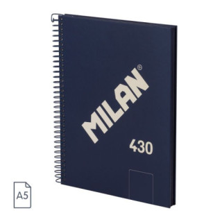 Cuaderno a5 con espiral y tapa dura