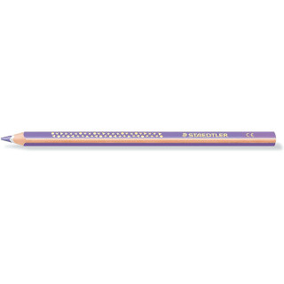 Staedtler Jumbo Noris 128 Lapiz Triangular de Color - Mina de 4mm - Resistencia a la Rotura - Diseño Ergonomico - Color Violet