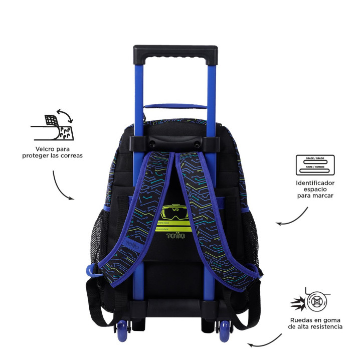 Mochila morral rue bomper mettaverse m totto mj03mtv005-2320-5cem