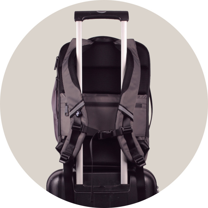 Mochila para portatil 15" executive oxfbag rpet gris oxford 400191412