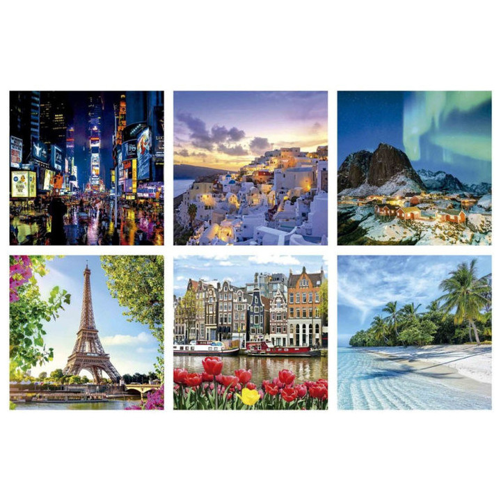 Puzzle cubo 3d viajes educa borras 20124