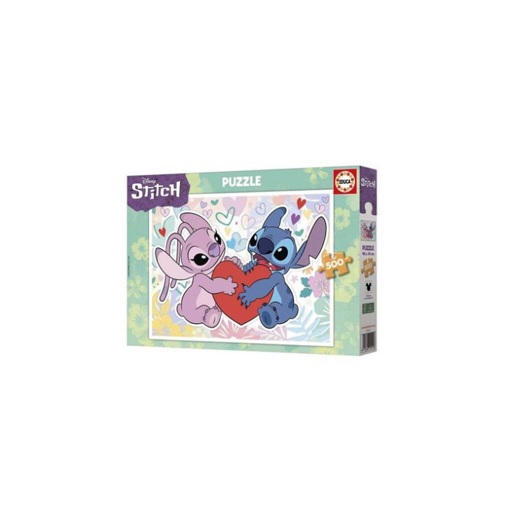 Caja puzzle 500 disney stitch educa borras 19911
