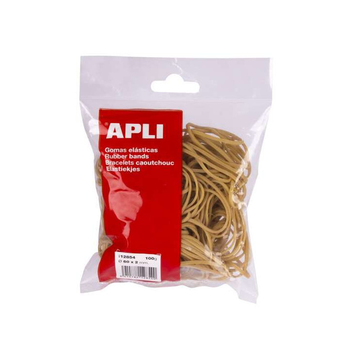 Apli Gomas Elasticas Ø 60 x 2 mm - Alta Calidad - Bolsa con 100g
