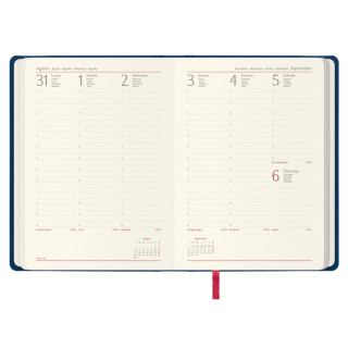 Agenda 2026 manaos semana vista 17 x 24 cm. color azul dohe 12758 - 26
