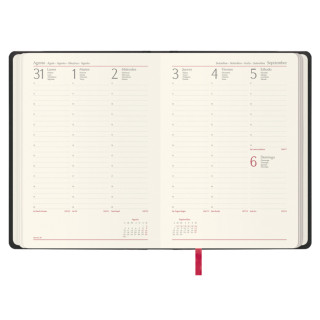 Agenda 2026 manaos semana vista 17 x 24 cm. color negro dohe 12761 - 26