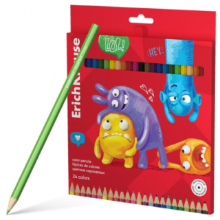 Caja lápices de colores jolly friends 24 colores