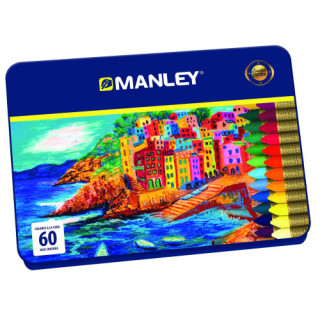Estuche 60 ceras manley mnc00060