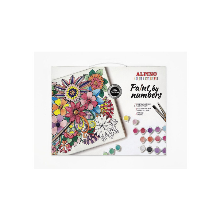 Set paint by numbers de color experience alpino dv000721