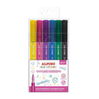6 outline markers alpino color experience alpino ar001044