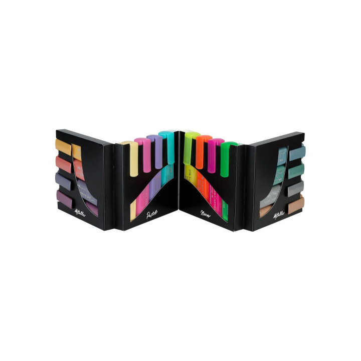 Set de mesa 16 marcadores textliner 46 faber castell 254603