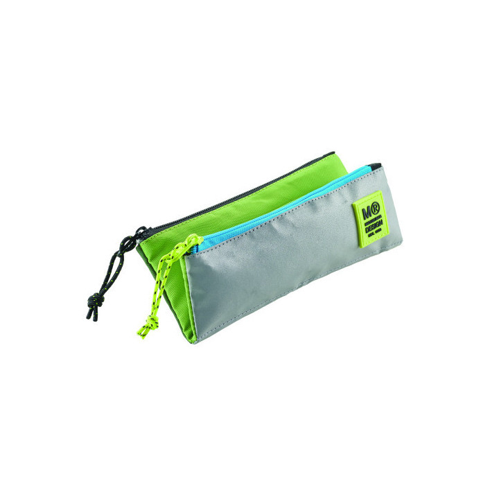 Portatodos mini doble reciclado rider green miquelrius mr19334