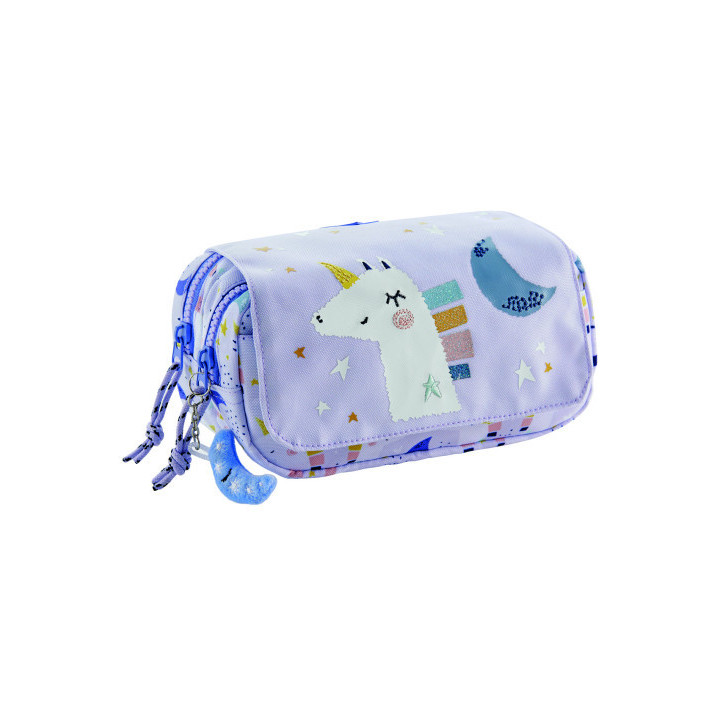 Portatodos doble tapa reciclado unicorn miquelrius mr19267