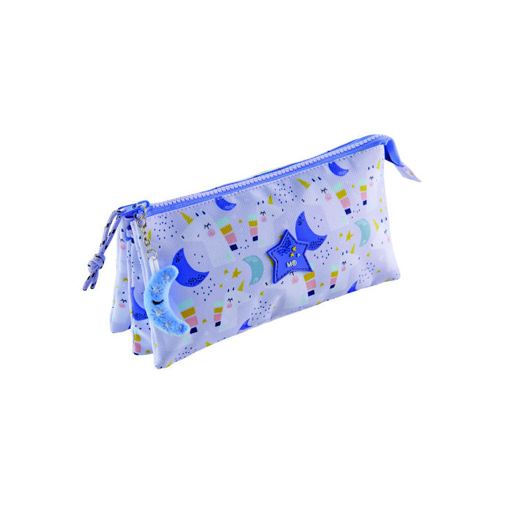 Portatodos triple reciclado unicorn miquelrius mr19268