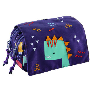 Portatodos doble tapa reciclado fun dino miquelrius mr19251