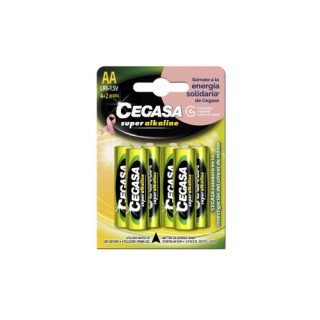 Blister 4+2 pilas super alkalinas lr6 - e91 /aa) cancer mama cegasa 329058