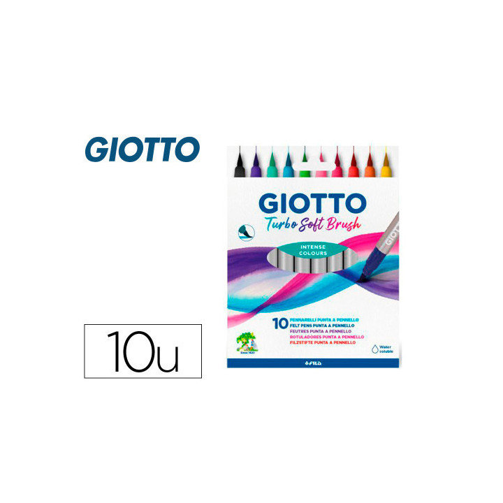 Estuche 10 uds turbo soft brush giotto f426800