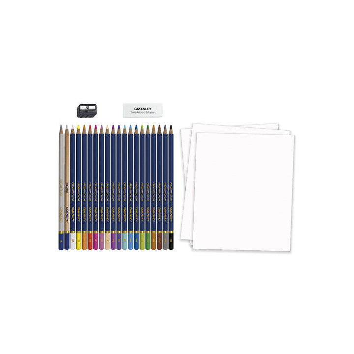 Set creativo lapices de colores 23 uds manley mla00023