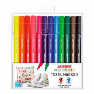 Estuche 10 rotuladores color experience decor textil alpino ar001089
