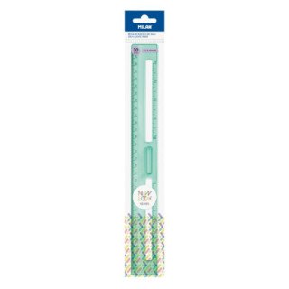 Regla 30 cm transparente serie new look