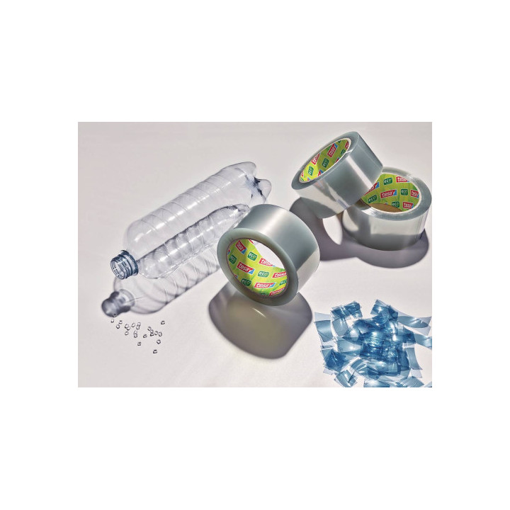 Cinta embalaje tesapack eco & ultra strong ecologo transparent tesa tape 58297-00000-00