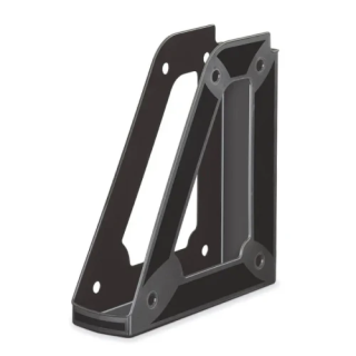 Revistero color negro plástico reciclado y reciclable faibo 151r2