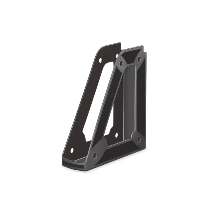 Revistero color negro plástico reciclado y reciclable faibo 151r2