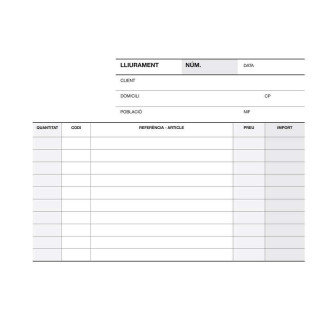 Apli Talonario Entrega 1/8 Apaisado Triplicado - 210 x 148mm - Copias Autocopiativas - Numeracion Secuencial - Papel Autocopiat