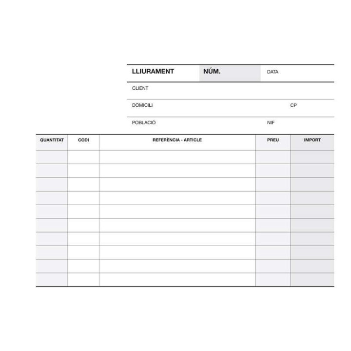 Apli Talonario Entrega 1/8 Apaisado Triplicado - 210 x 148mm - Copias Autocopiativas - Numeracion Secuencial - Papel Autocopiat