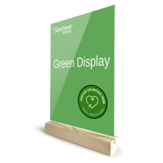 Expositor sobremesa sostenible greendisplay 4x21x33cm a4 archivo2000 15904m1 cs tp