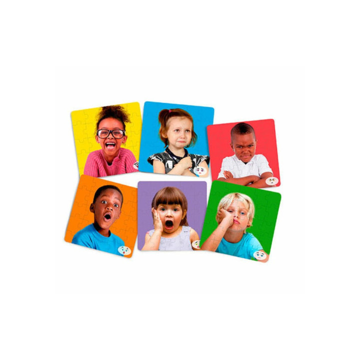 Set 6 puzzles emociones miniland 5005035270