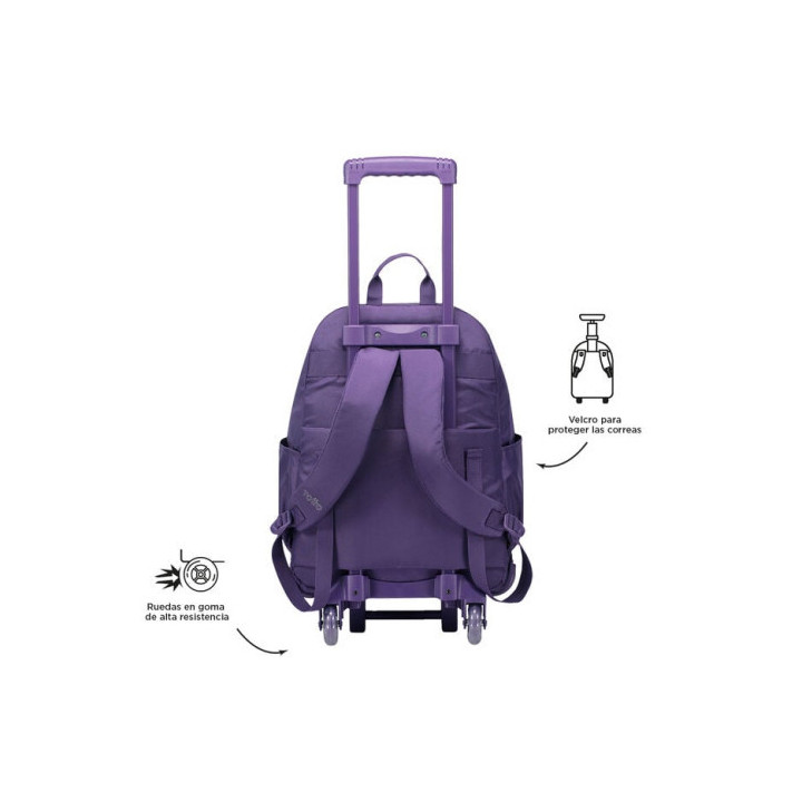 Mochila escolar con ruedas color azul marino - trik totto ma03tki003-23100-z1v