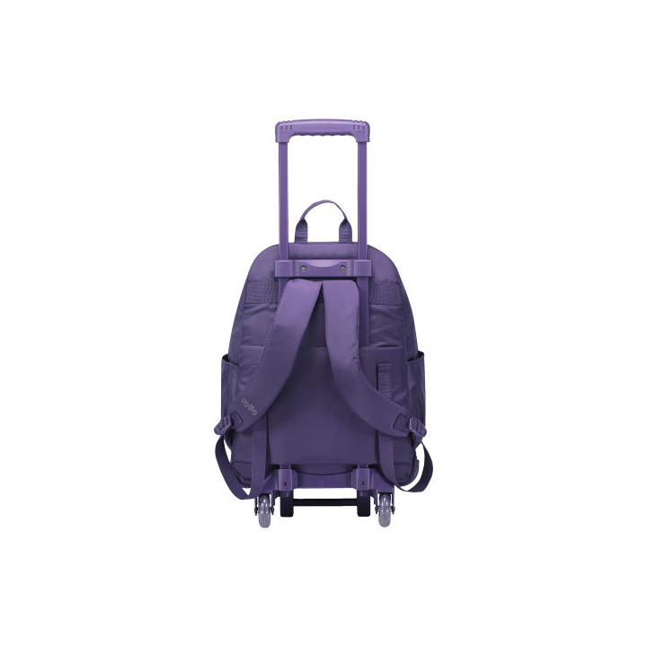 Mochila escolar con ruedas color morado - trik  totto ma03tki003-23100-m4r