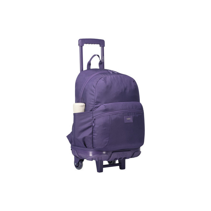 Mochila escolar con ruedas color morado - trik  totto ma03tki003-23100-m4r