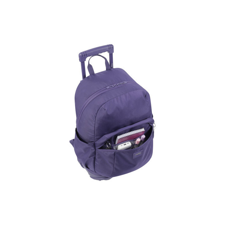Mochila escolar con ruedas color morado - trik  totto ma03tki003-23100-m4r